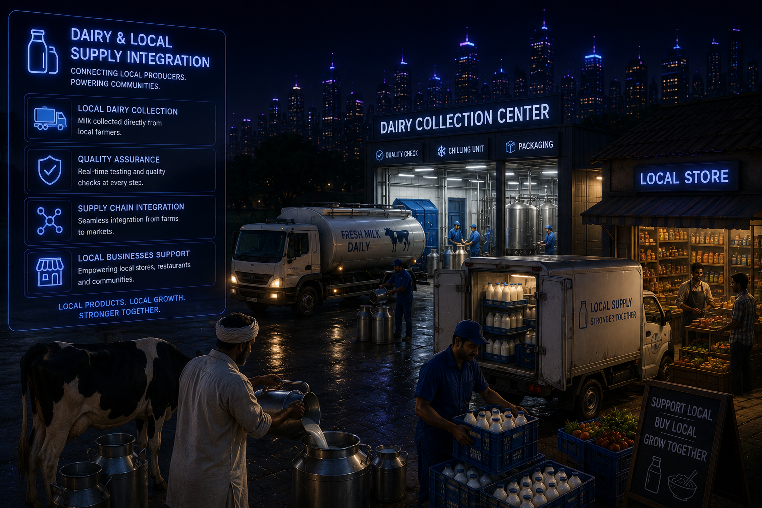 Dairy & Local Supply Integration
